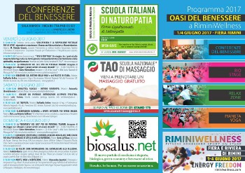 Programma Oasi del Benessere 2017